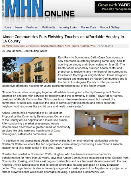 Multi Housing News 2010