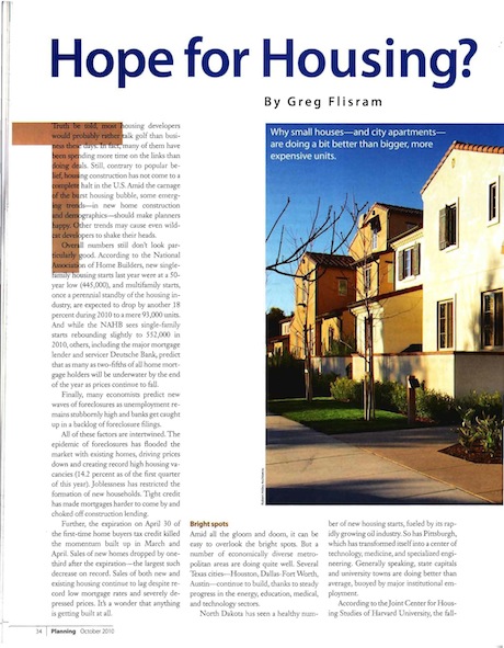 Planning Magazine 2010