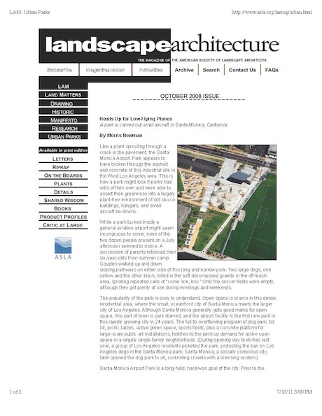 Landscape Architecture Magazine 2008