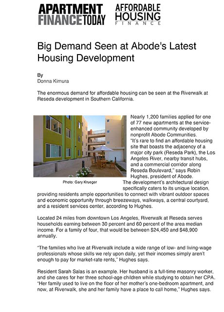 Affordable Housing Finance 2014